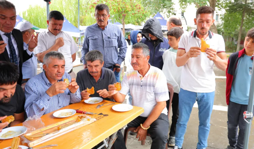 Göksun'da bal festivali renkli görüntülere sahne oldu: Birinci 1 kilogram bal yedi