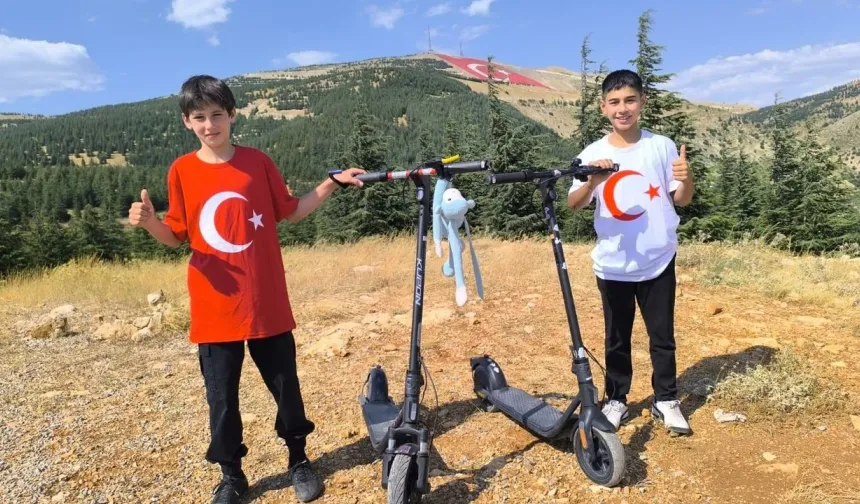 Kahramanmaraş'ta Scooter ile Zirveye Anlamlı Yolculuk