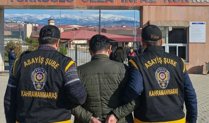 Kahramanmaraş’ta Aranan D.K. İçin Yolun Sonu Geldi