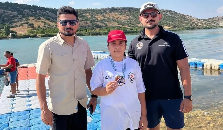 Kahramanmaraşlı Buğlem Kalay Altın Madalya Kazandı