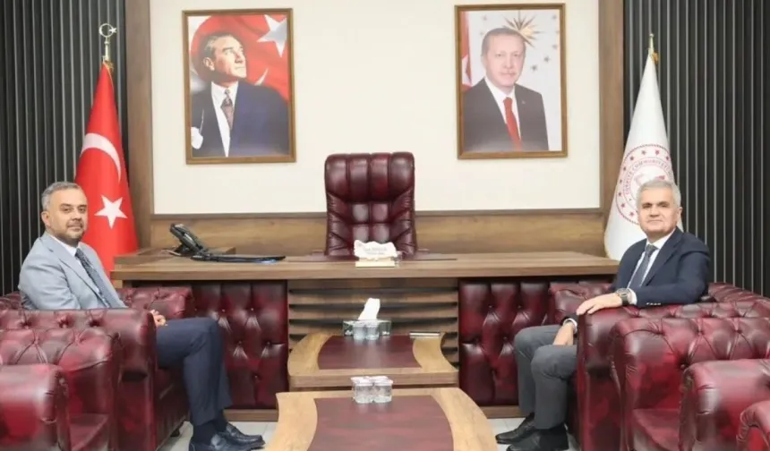 Kahramanmaraş’ta eğitim için önemli görüşme: Toptaş ve Akın ziyaret etti