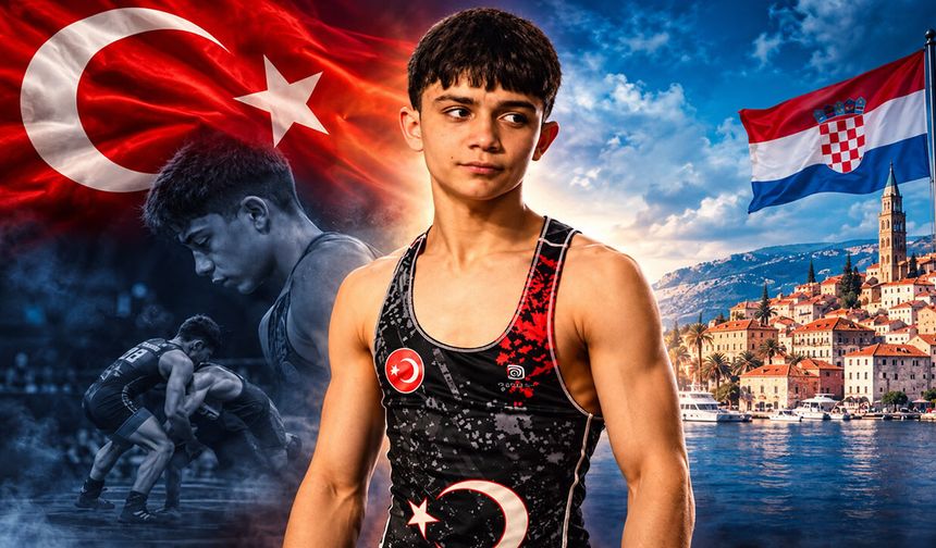 Kahramanmaraş'ın genç güreşçisi ay yıldızlı forma için mindere çıkacak