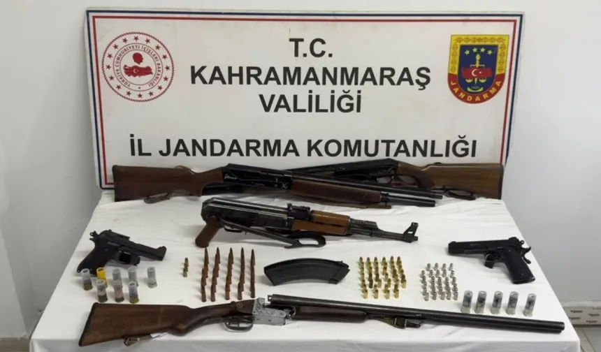 Kahramanmaraş'ta AK-47 Tüfek Ele Geçirildi: 1 Kişi Tutuklandı