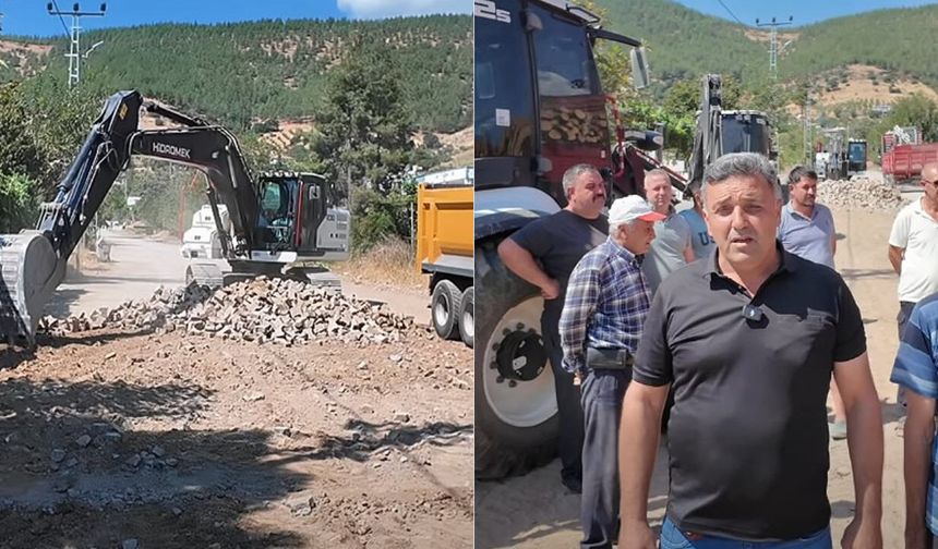 Türkoğlu’nda TOKİ yolunda asfalt hazırlığı başladı