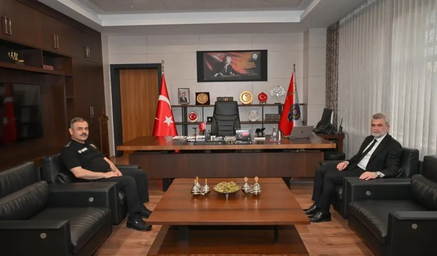 Beyti Kalaycı Kahramanmaraş'ta Protokolü Makamında Ağırladı