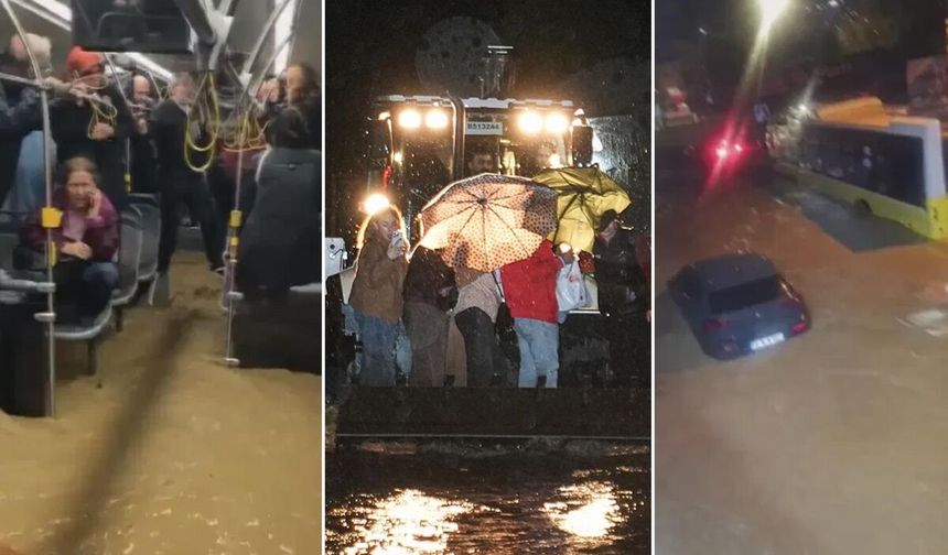 İstanbul’da Şiddetli Fırtına Hayatı Felç Etti: Dev Bilanço