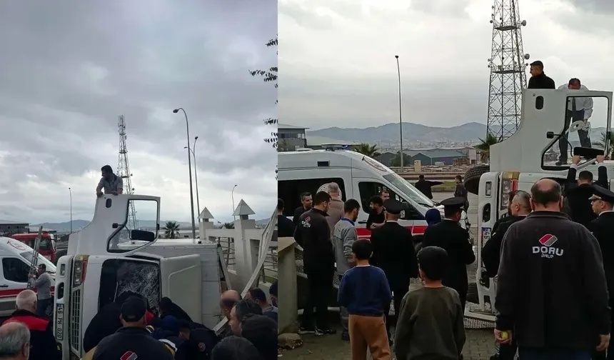 Kahramanmaraş-Kayseri yolunda kamyon kazası