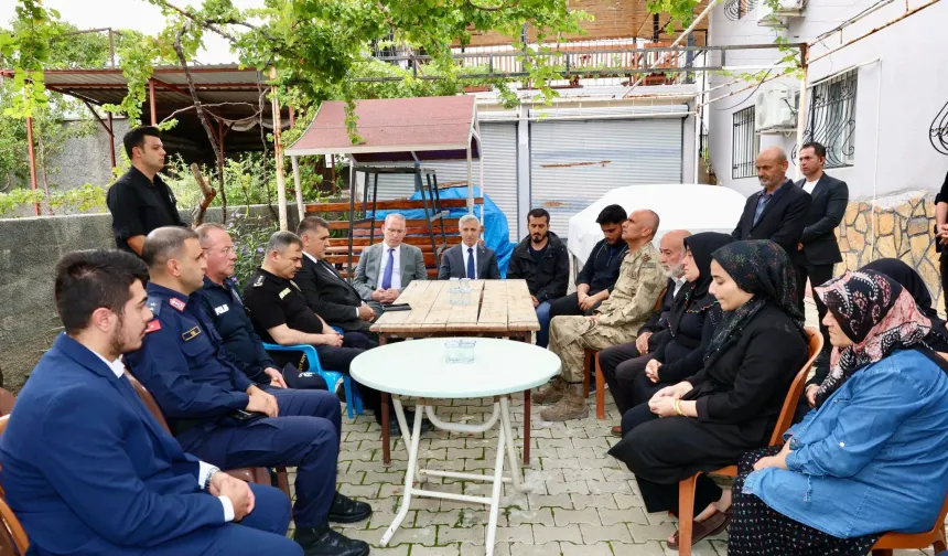 Vali Mükerrem Ünlüer, Seyfullah Orçan’ın Ailesini Yalnız Bırakmadı