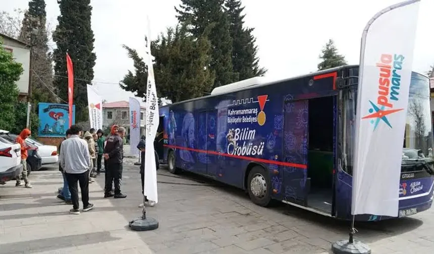 Pusula Maraş Bilim Otobüsü 29 Ekim'de Elbistanlı Gençlerle Buluşuyor