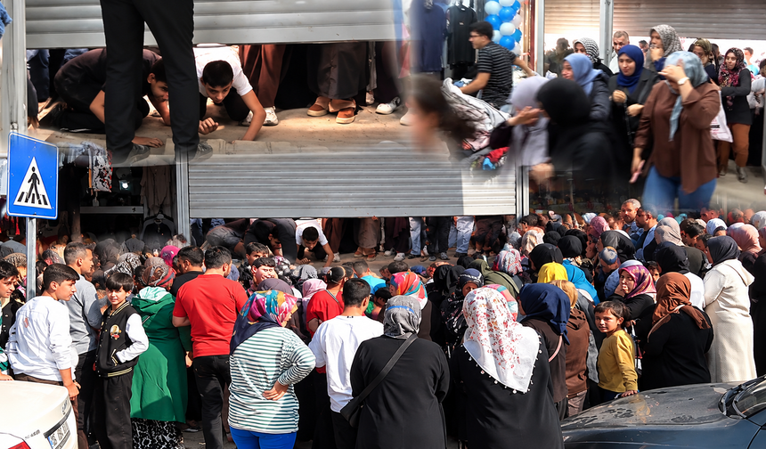 Kahramanmaraş'ta 100 liraya satıldığını duyan koştu: Mağazada izdiham yaşandı