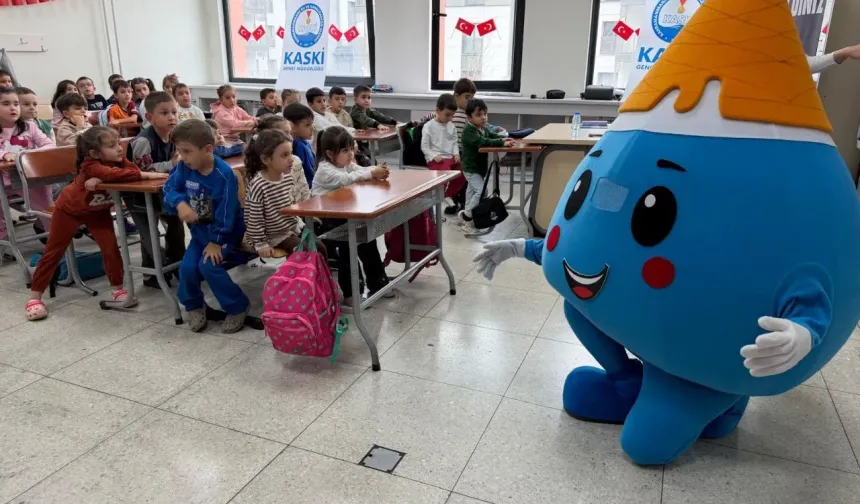 KASKİ’den Kahramanmaraşlı çocuklara su tasarrufu eğitimi