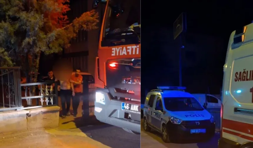 Kahramanmaraş Onikişubat'ta Hareketli Dakikalar: Kilitli Kapıyı İtfaiye Açtı