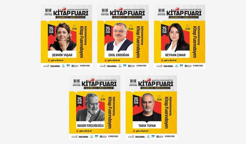 KAFUM'da Son Saatler! 25 Ekim Pazar Söyleşi ve İmzaların Tam Listesi