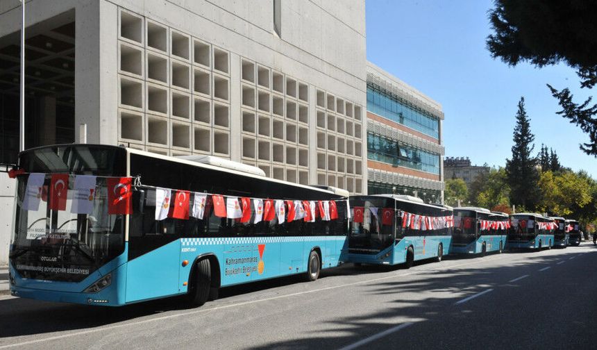 Kahramanmaraş'ta otobüs ücretlerine yeni düzenleme gündemde