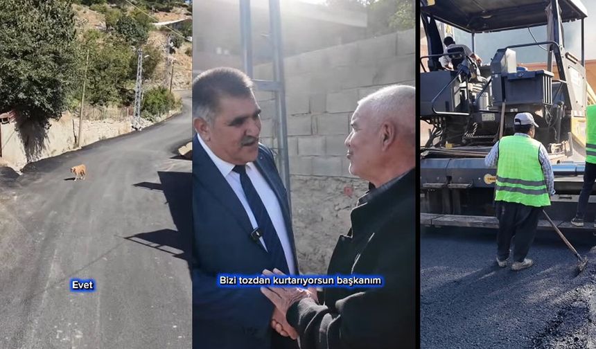 Türkoğlu Doluca Mahallesi’nde sıcak asfalt çalışmaları sürüyor