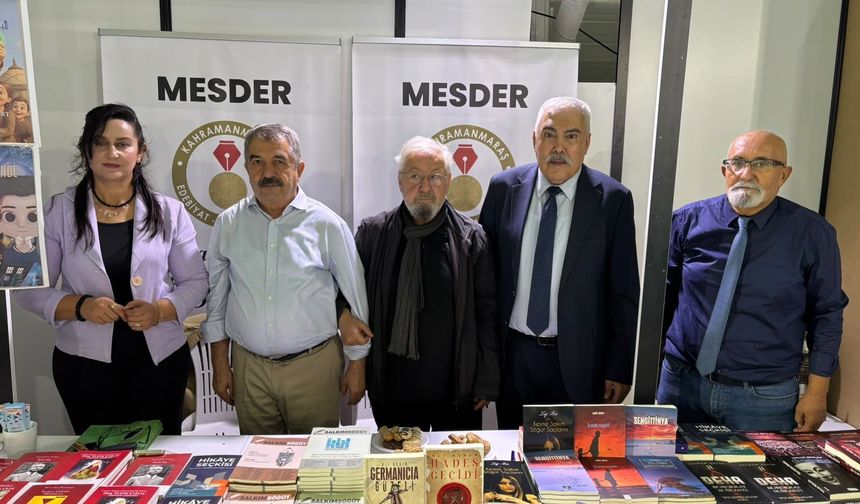 Kahramanmaraş Kitap Fuarı’nda MESDER standında şair ve yazarlar buluşuyor