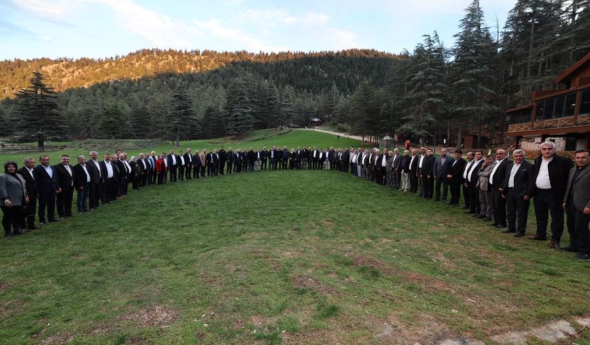 Başkan Toptaş, muhtarlarla Başkonuş Yaylası’nda buluştu