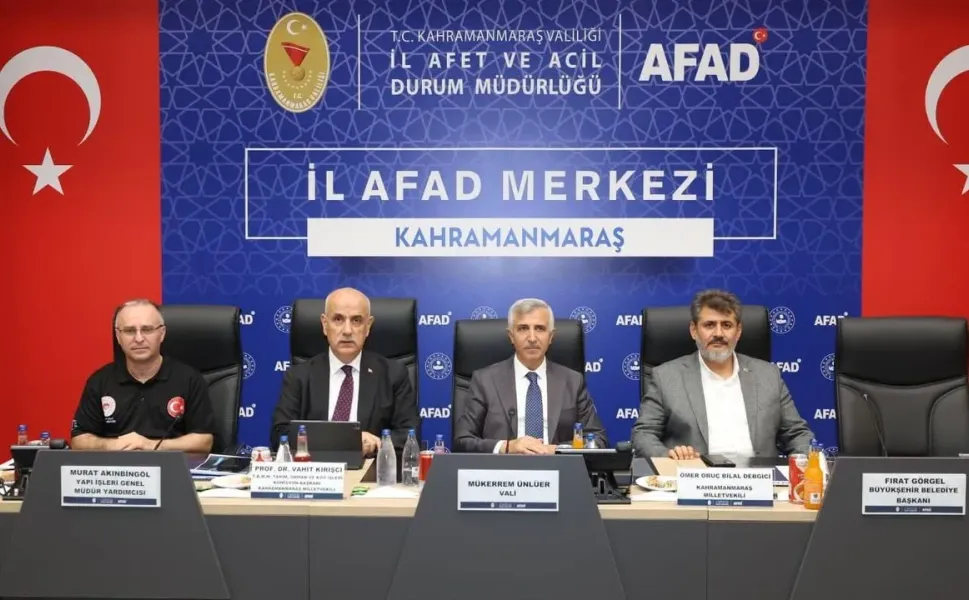 Kahramanmaraş'ta yatırım projeleri masaya yatırıldı