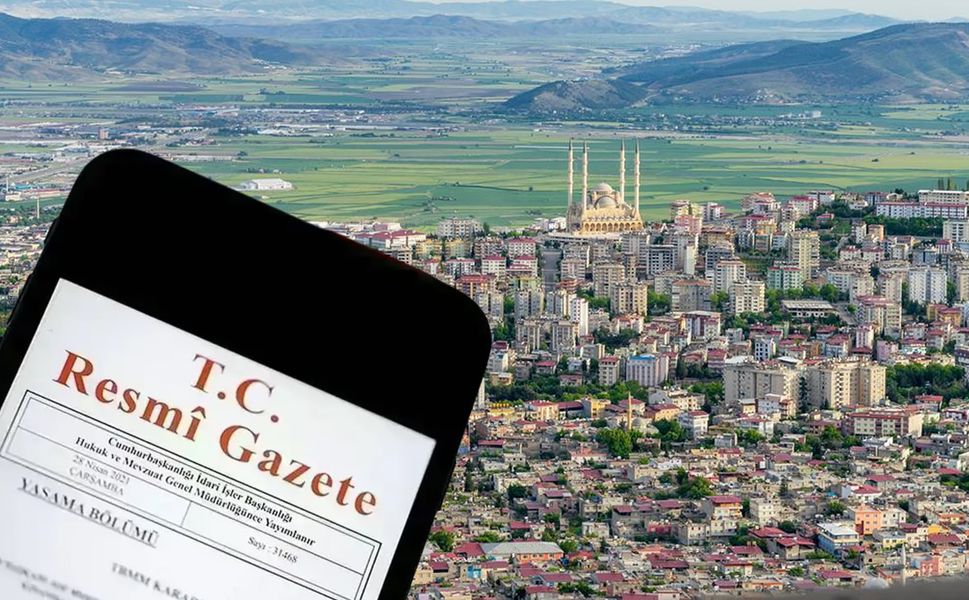 Resmî Gazete’de yayımlandı: Kahramanmaraşlıları yakından ilgilendiren karar!