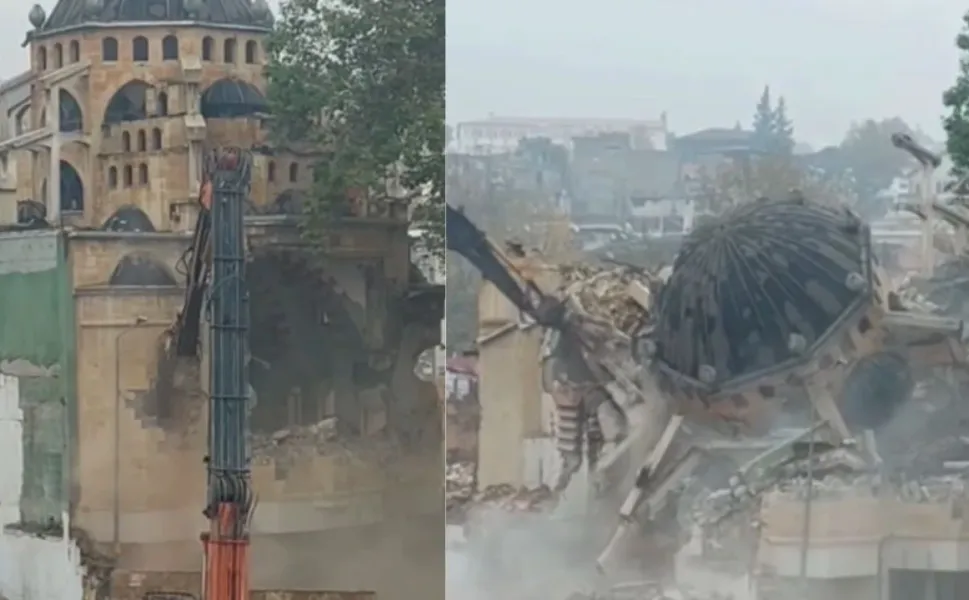 Kahramanmaraş’ta Asırlık Arasa Camii’nin Yıkımı Tamamlandı