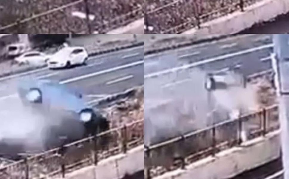 Kahramanmaraş'taki feci kazanın görüntüleri ortaya çıktı! Böyle uçmuş...