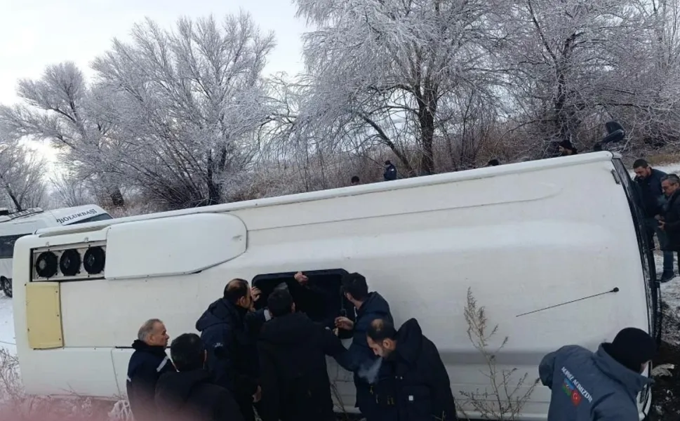 Kahramanmaraş'ta işçi servisi kaza yaptı: Çok sayıda yaralı var!