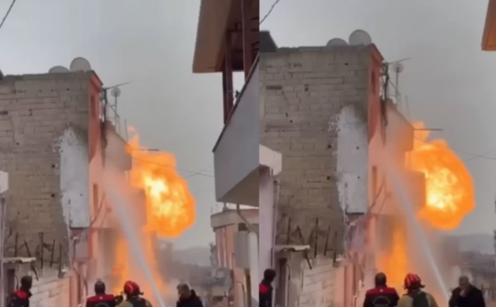 Kahramanmaraş'ta doğalgaz borusu patladı, mahalleli ayağa kalktı