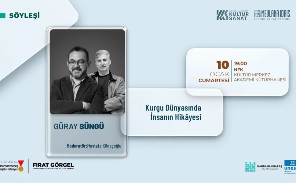 Kahramanmaraş’ta Edebiyat Rüzgarı: Köneçoğlu ve Süngü Kurgunun Sırlarını Anlatacak