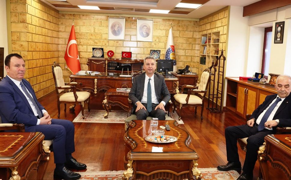 KTB Başkanı Narlı'dan KSÜ Rektörü Prof. Dr. Okumuş’a ziyaret