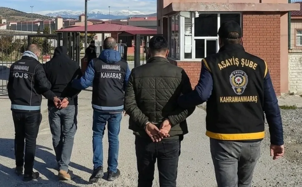 Kahramanmaraş'ta Dev Operasyon: 33 Yıl Cezası Bulunan Firariler Yakalandı