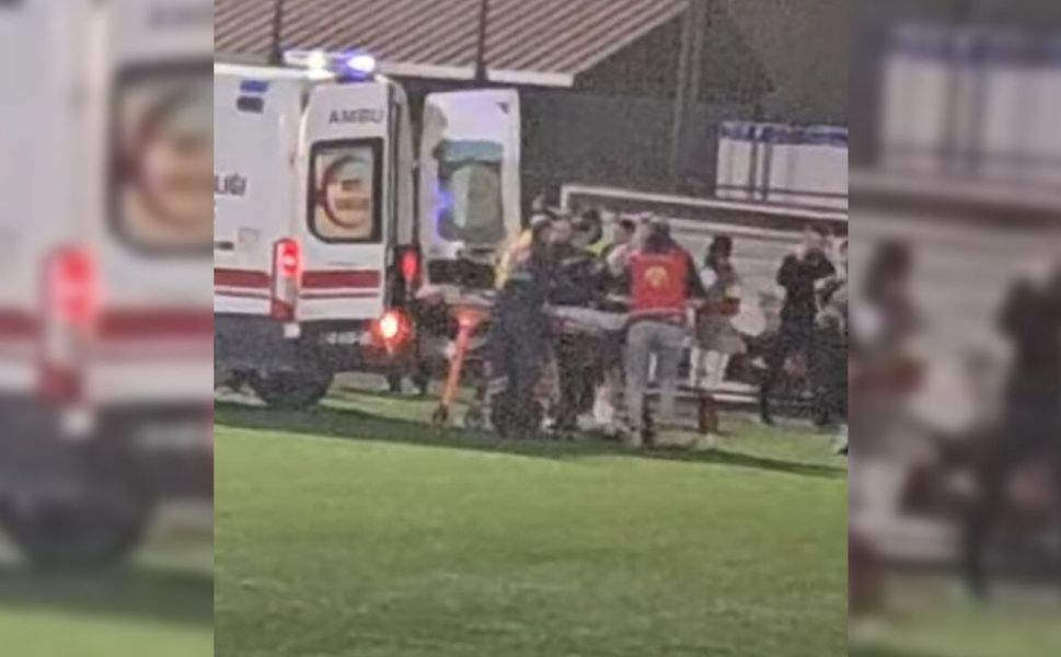 Kahramanmaraş'taki maçta korkutan olay: Futbolcunun köprücük kemiği kırıldı