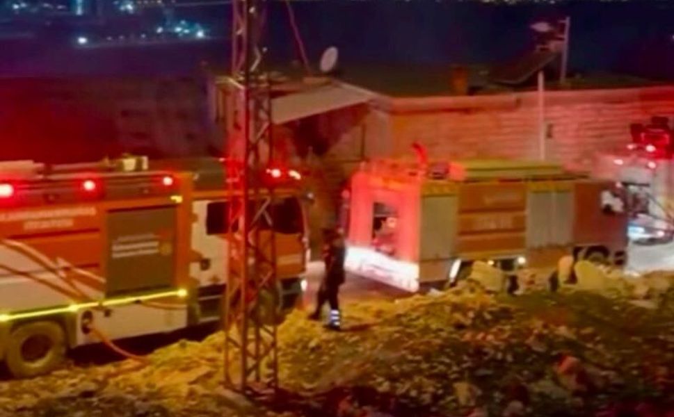 Pazarcık’ta çiftlik yangını