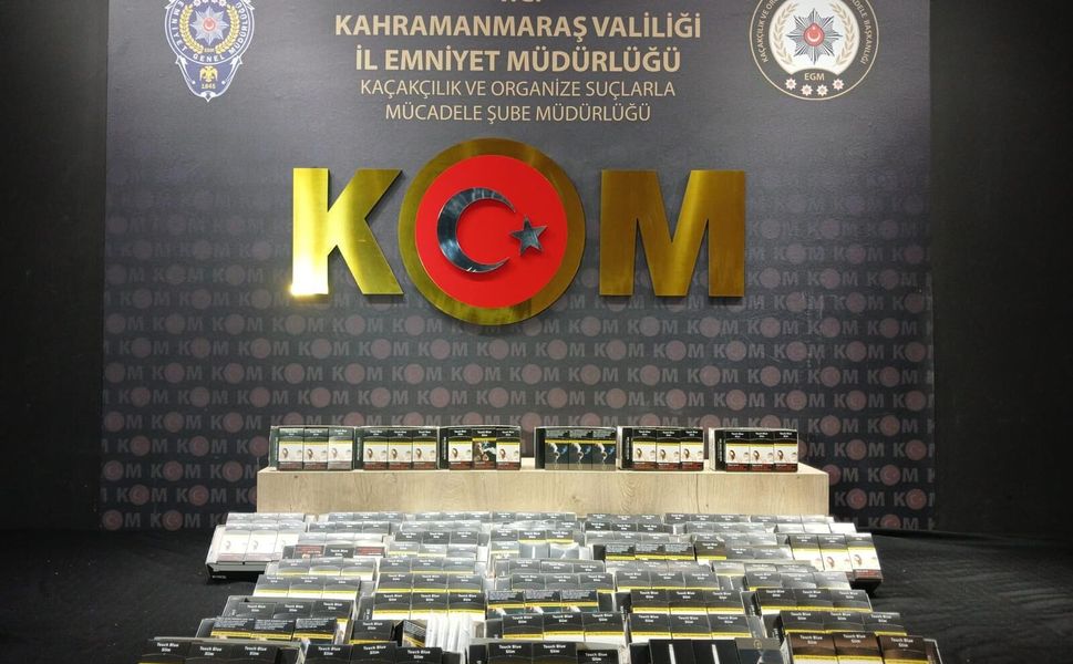 Kahramanmaraş’ta kaçakçılık operasyonu