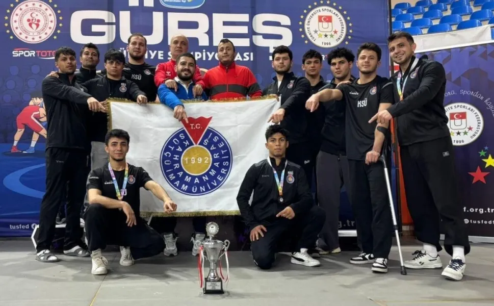 Kahramanmaraş KSÜ Güreşçilerinden ÜNİLİG'de Tarihi Başarı