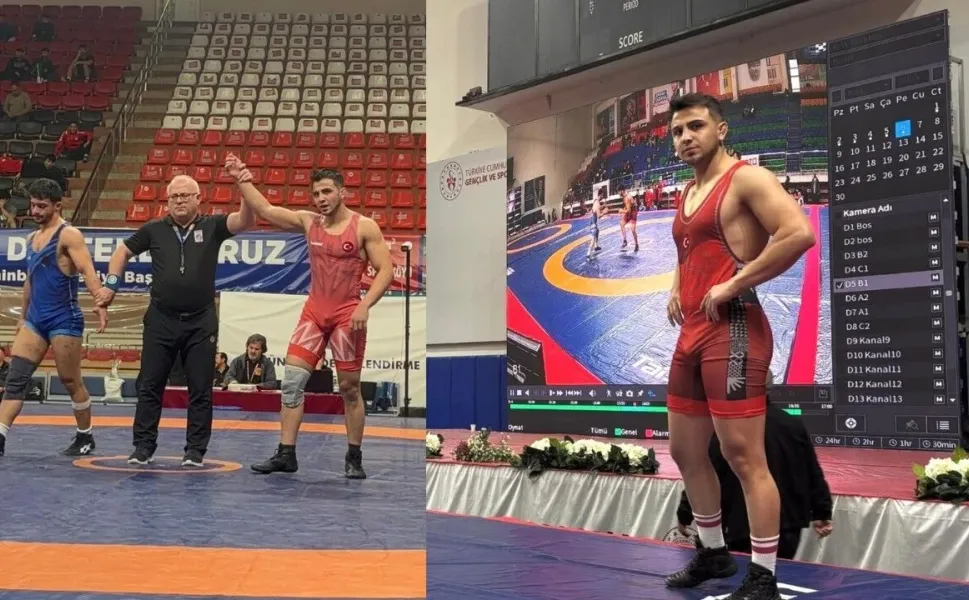 Esat Ardıç Türkiye Şampiyonu Oldu: Kahramanmaraşlı Güreşçi Brezilya Yolcusu