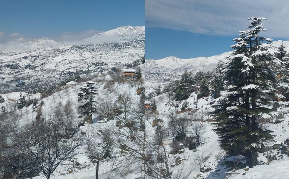 Kahramanmaraş'ta kar yağışı kentin yüksek kesimlerinde etkili oldu