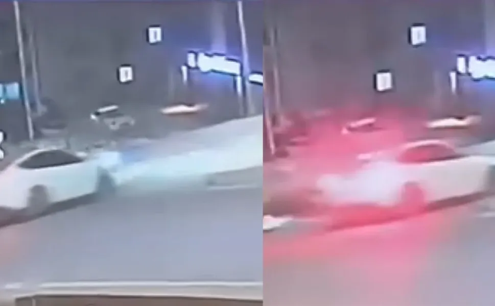 Kahramanmaraş'ta Tesla aracıyla çarptı, kaçtı!