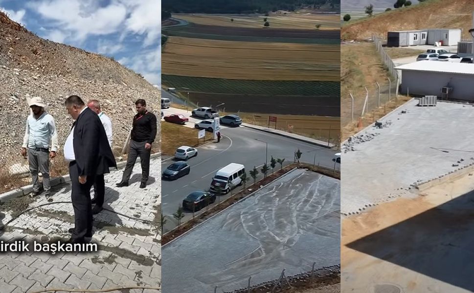 Türkoğlu Belediyesi'nden Dr. Kemal Bayazıt Devlet Hastanesi çevre ve otopark düzenlemesi