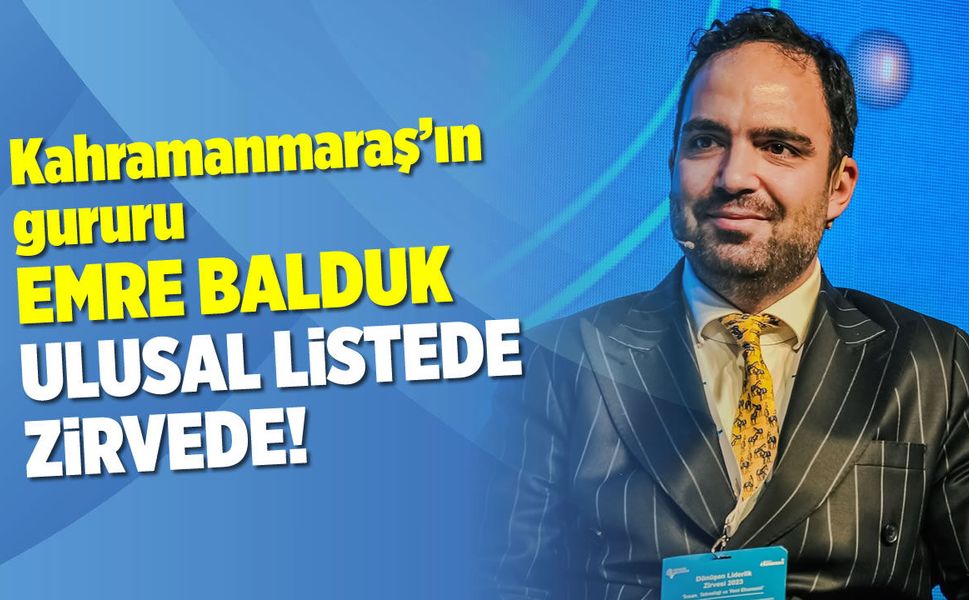 Kahramanmaraş’ın Gururu Emre Balduk, Ulusal Listede Zirvede