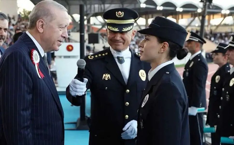 Kahramanmaraşlı polisin ilk görev yerini Cumhurbaşkanı Erdoğan açıkladı