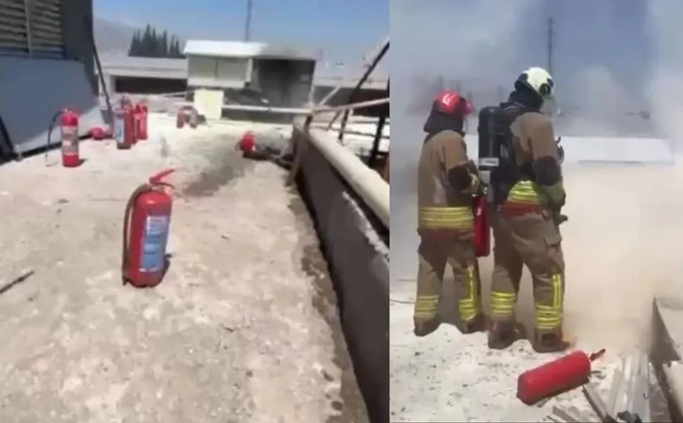 Kahramanmaraş'ta İtfaiyeden GES Yangınına Müdahale