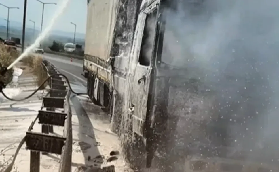 Kahramanmaraş’ta Otoyolda Yangın Paniği: Hasar Tespit Edildi