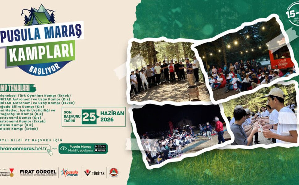 Pusula Maraş Yaz Kampları Başvuruları Başladı
