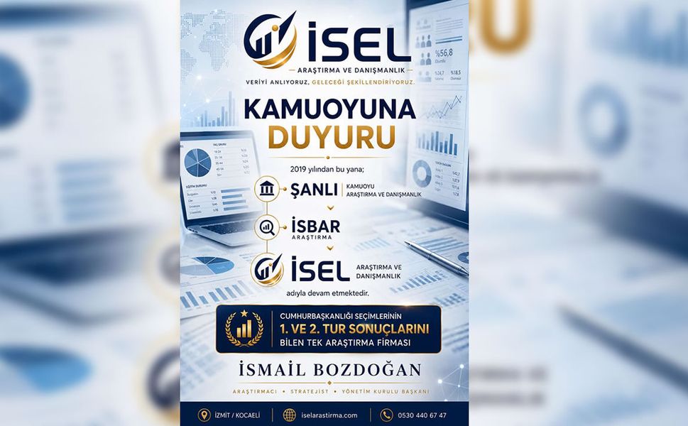 Şanlı Kamuoyu'ndan İSEL'e Uzanan Başarı Hikâyesi: Araştırma Sektöründe Güçlü Bir Dönüşüm