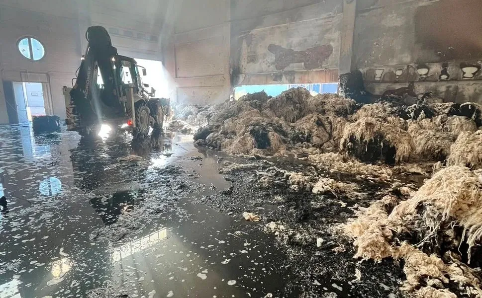 Kahramanmaraş'ta tekstil fabrikası alev alev yandı!