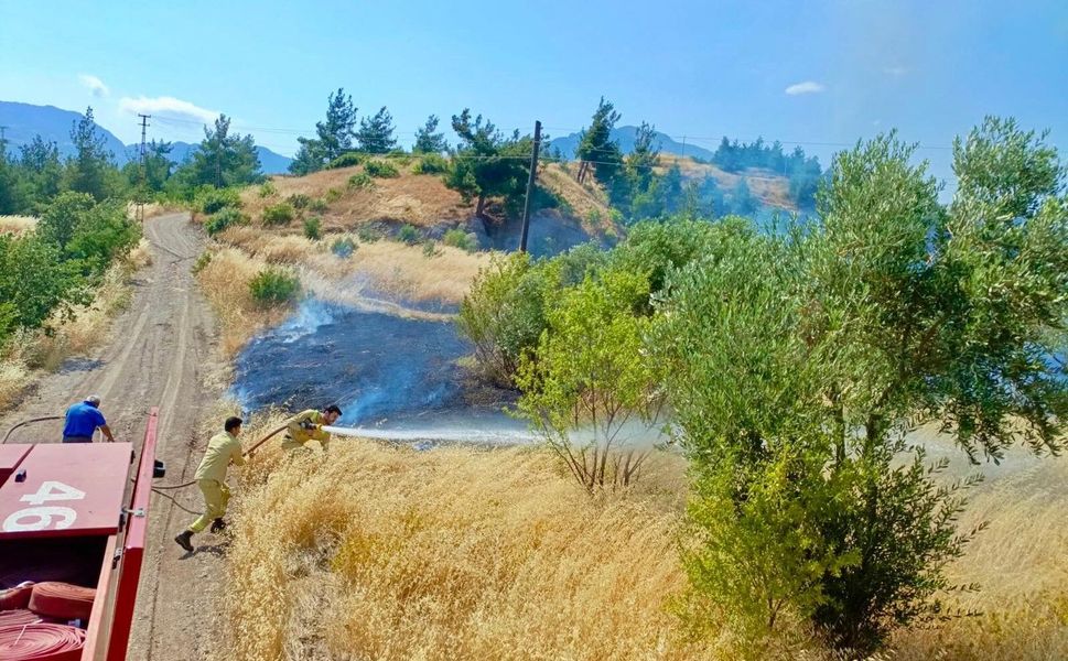 Döngele Mahallesi’nde Korkutan Yangın: Ekipler Hızla Müdahale Etti