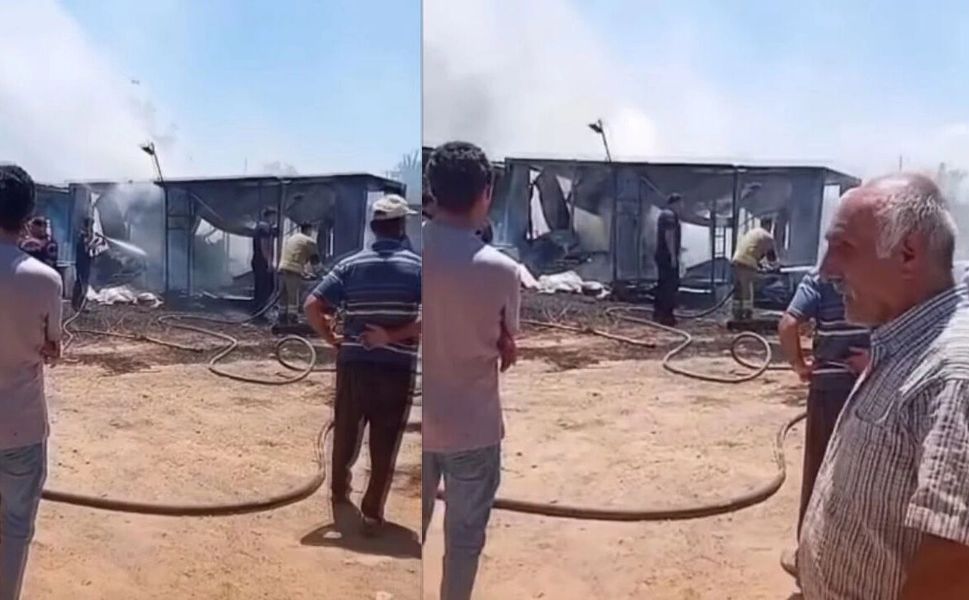 Kahramanmaraş'ta Anız Yangını Çıktı