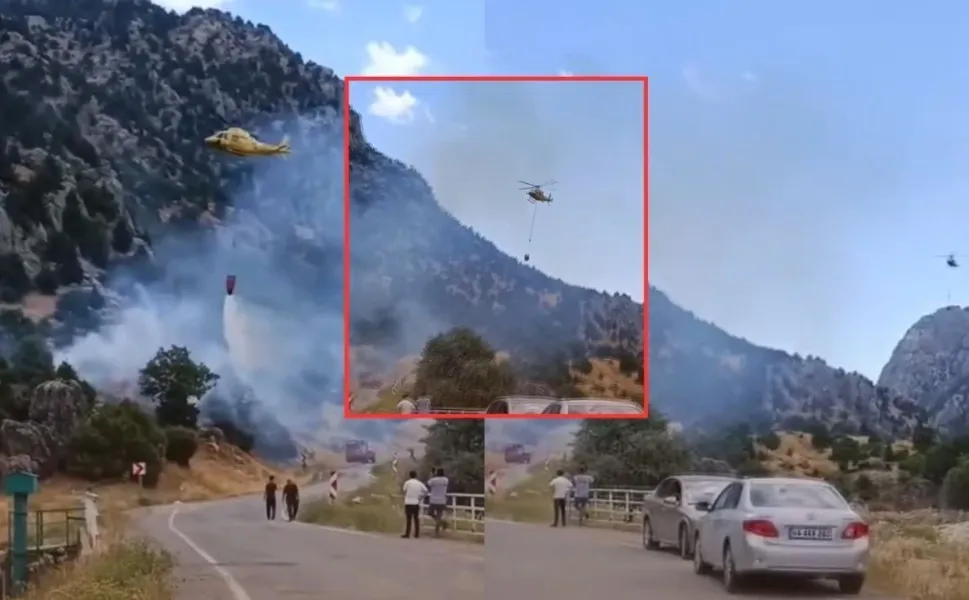 Kahramanmaraş’ta Orman Yangını: Alevler Bölgeyi Kuşattı, Havadan Müdahale Başladı!