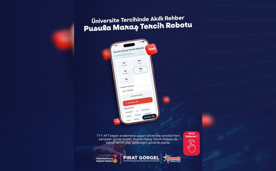 Kahramanmaraş Büyükşehir Tercih Robotunu Erişime Açtı