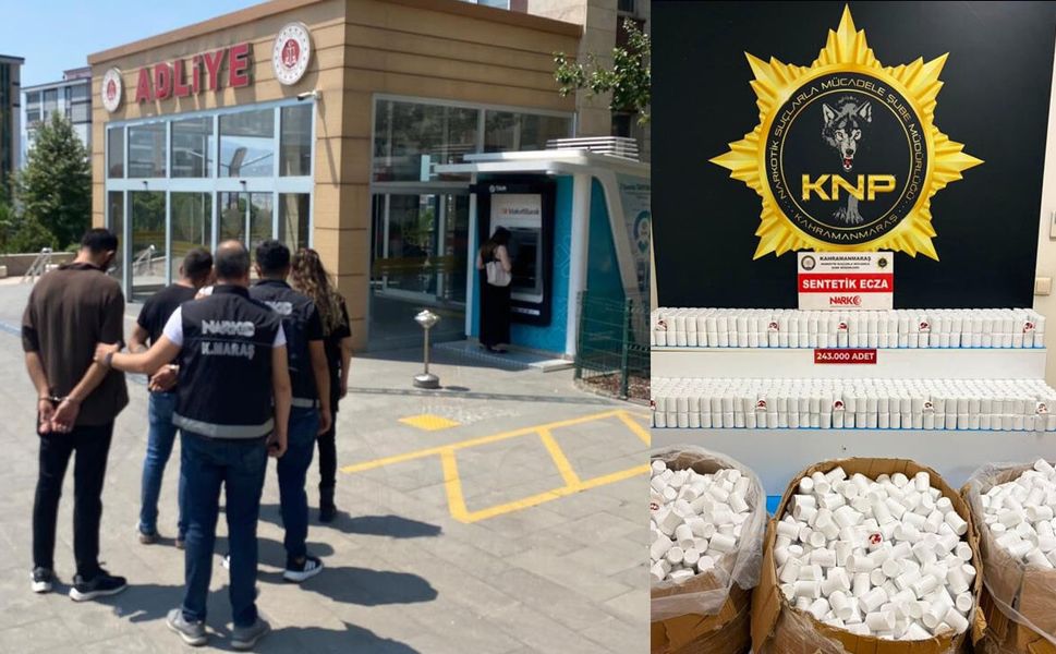 Kahramanmaraş'ta araçtan çıkanlar şaşırttı: Tam 243 bin adet